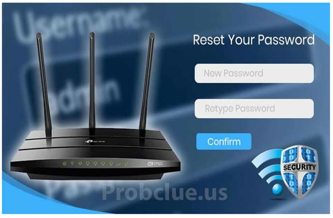lost tp link router password
