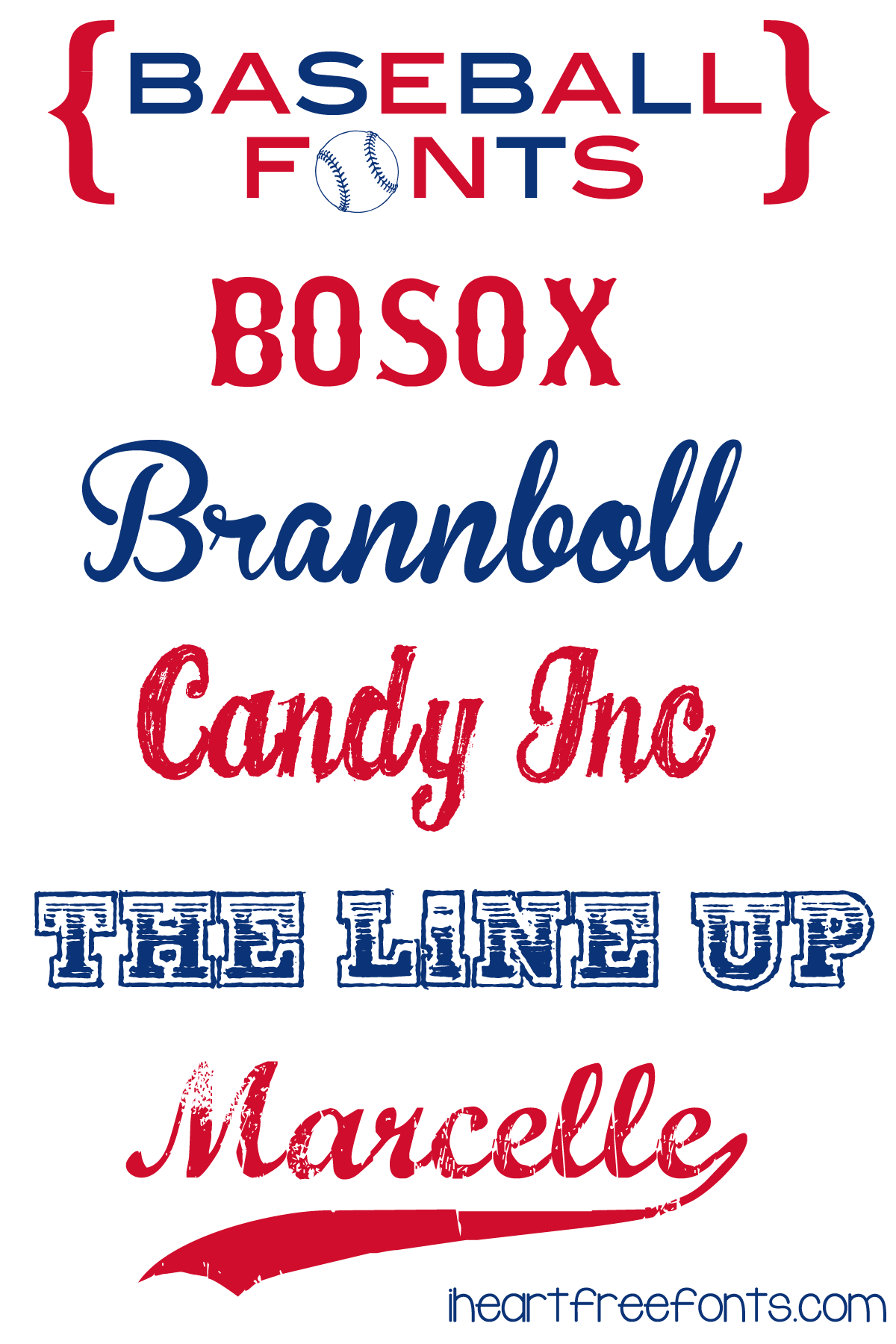 baseball font with tail dafont