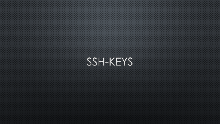 ssh keygen command